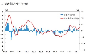 6월 생산자물가 전월 수준 보합…농산품 내리고 공산품 오르고