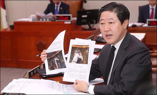 유기준, 외통위에서 '북한 석탄 반입 의혹' 추궁