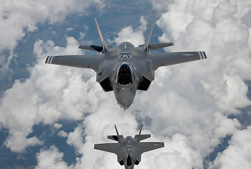미국 F-35 스텔스 전투기 첫 추락