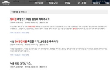 “70대 경비원 폭행 10대 엄벌 촉구” 국민 청원 등장