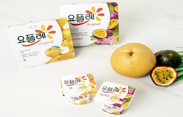 빙그레, 요플레 신제품 '배·패션푸르트' 2종 출시 