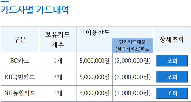 '내 카드 한눈에' 신용카드 통합 조회 가능해진다