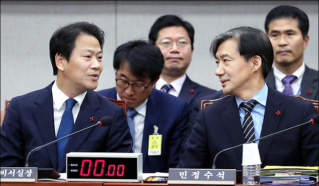 '특감반' 운영위, 초반부터 치열한 기싸움…'강대강 대치'