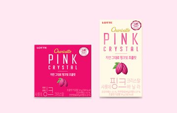 롯데제과,  루비초콜릿 '핑크 크리스탈' 출시