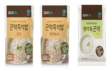청정원 집으로ON, '곤약쌀' 활용한 신제품 출시