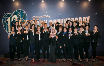 웅진코웨이 말레이시아법인, 코디 도입 10주년 행사 개최