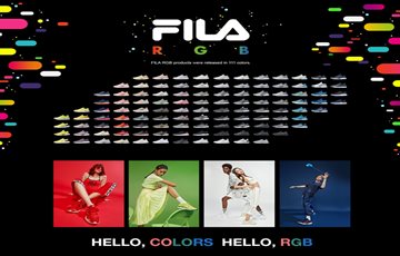 휠라, 111가지 컬러 이지 라이프슈즈 'FILA RGB' 출시 