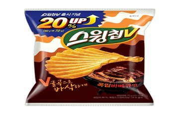 오리온, '스윙칩V 폭립바베큐맛' 출시 