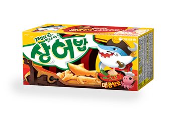 오리온, 신제품 '상어밥 매콤한맛' 출시