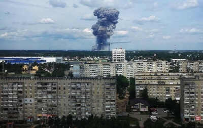 러시아 TNT 공장 폭발사고…부상자 82명 15명은 입원