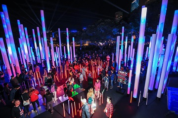 삼성전자, 호주 빛 축제서 ‘일렉트릭 플레이그라운드’ 오픈