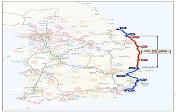 국토부, 동해선‘부산~강릉’ 전 구간 전기철도 설치 추진
