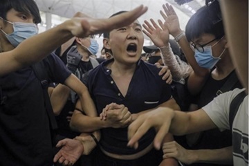 中언론, 홍콩 시위 폭력에 "테러리즘 용납 못 해"