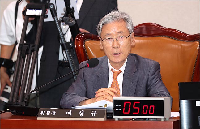 [조국 의혹 논란] 여상규 "국민청문회, 법적 근거 없어 불가" 