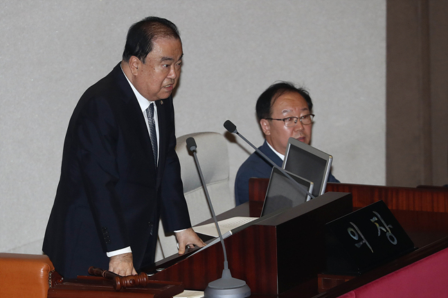 일본 참의원 의장, 주일대사 만나 '문희상 발언' 항의