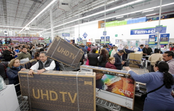 [포토]삼성 TV, 멕시코 블랙프라이데이서 인기 열풍