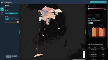 SKT-통계청, 모바일 빅데이터 기반 유동인구 지도 공개
