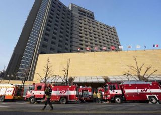 서울 장충동 호텔서 화재…600여명 대피