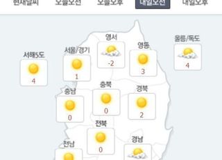 [내일날씨] 전국 대체로 맑고 포근…서울 낮 최고 10℃