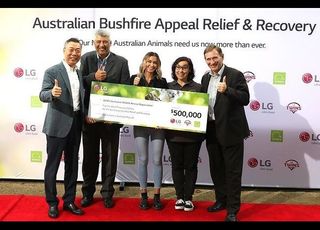 LG전자, 호주 산불 피해 돕는다…동물구호단체에 50만 호주달러 전달
