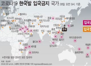 한국인 입국 금지·제한 50개국 넘었다…유럽 국가도 포함