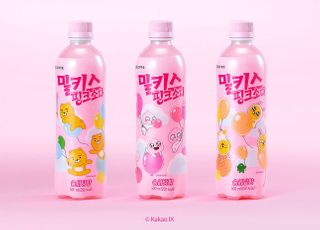 롯데칠성, ‘밀키스 핑크소다 카카오프렌즈 에디션’ 출시