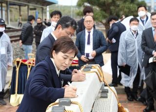 김현미 장관 “동해북부선 연결은 평화의 출발점”