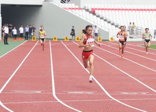 양예빈, 첫 고교 육상대회서 압도적 1위