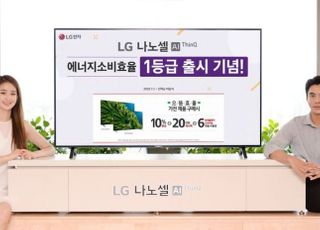 LG전자, 에너지 소비효율 1등급 ‘LG 나노셀 TV’ 출시