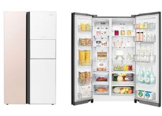 ﻿위니아대우, 클라쎄 컬러글라스 양문형 냉장고 및 김치냉장고 신제품 출시