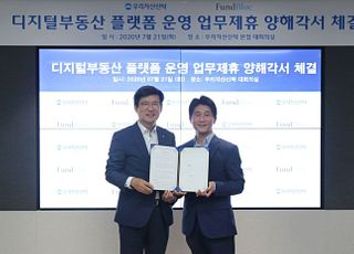 우리자산신탁, 펀드블록글로벌과 디지털부동산 간접투자 업무협약