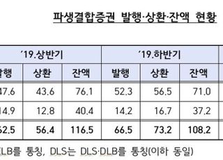 상반기 ELS·DLS 발행액 전년비 32.6% 감소…증권사 1조 적자