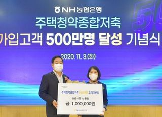 농협은행, 주택청약종합저축 가입 500만 달성 기념행사 실시