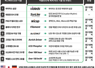 서울반도체 특허 침해 필립스 조명, 독일서 판매금지