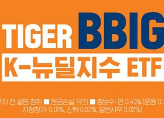 미래에셋 TIGER K-뉴딜 ETF 시리즈, 순자산 5000억원 돌파