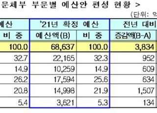 문체부, 내년 예산 6조 8637억원…온라인 사업·피해 업종 지원 집중