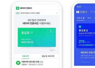 네이버 인증서 “내년까지 사용처 10배로 확대”