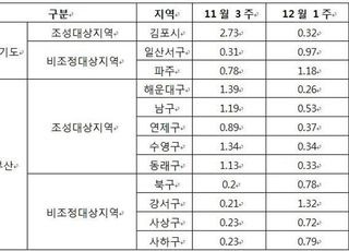 규제지역 지정 후 김포·해운대 집값 뚝, 옆동네는 3배 ‘풍선효과’