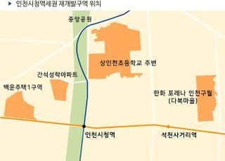인천시청 역세권 재개발 분양 본격화…내년 1월부터 순차적 진행