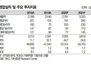 “SKC, 동박 사업 가치 상향...목표가↑”-대신증권