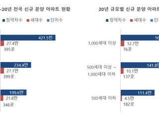 지난해 10명 중 4명이 대단지 아파트 청약