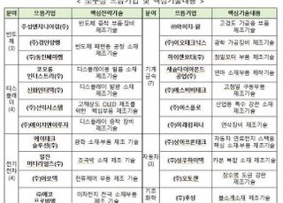 산업부, 핵심전략기술 소부장 으뜸기업 22개 최초 선정