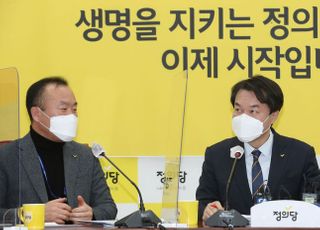 &lt;포토&gt; 대화하는 김종철 대표와 김응호 부대표