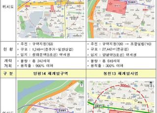 흑석2 등 8곳 공공재개발 후보지 선정…총 4700가구 공급 예정