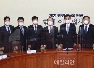 &lt;포토&gt; 2021년 첫 고위당정협의회