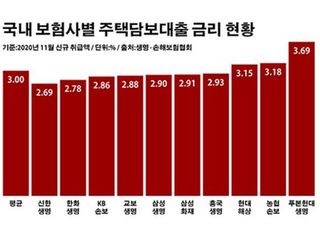 '규제 사각지대' 보험사 주담대 금리도 오른다