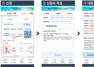 한국철도 "방문 없이 앱에서 휠체어 도우미 신청하세요"