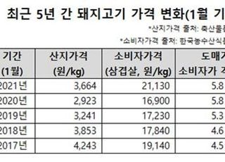 ‘금겹살’인데 산지 돼지고기 가격은 폭락?…소비 불균형 심각