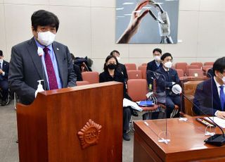 &lt;포토&gt; 과방위 업무보고하는 한상혁 방송통신위원회 위원장