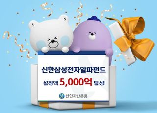 신한운용, 삼성전자알파혼합형펀드 설정액 5000억 돌파